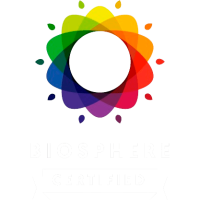 Biosphere certified logo